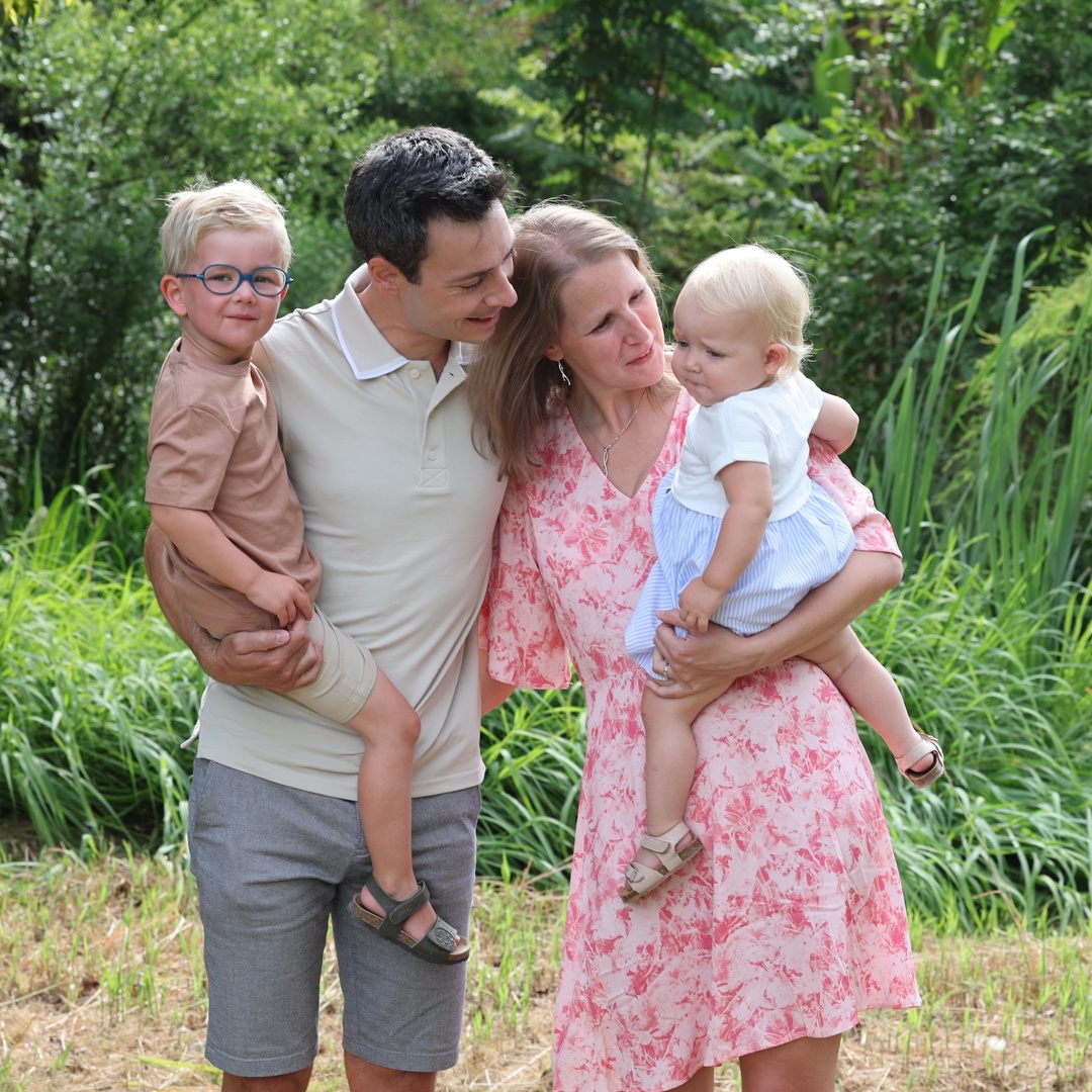 Gezin Sarah Ewoud Balans Met Jonge Kinderen