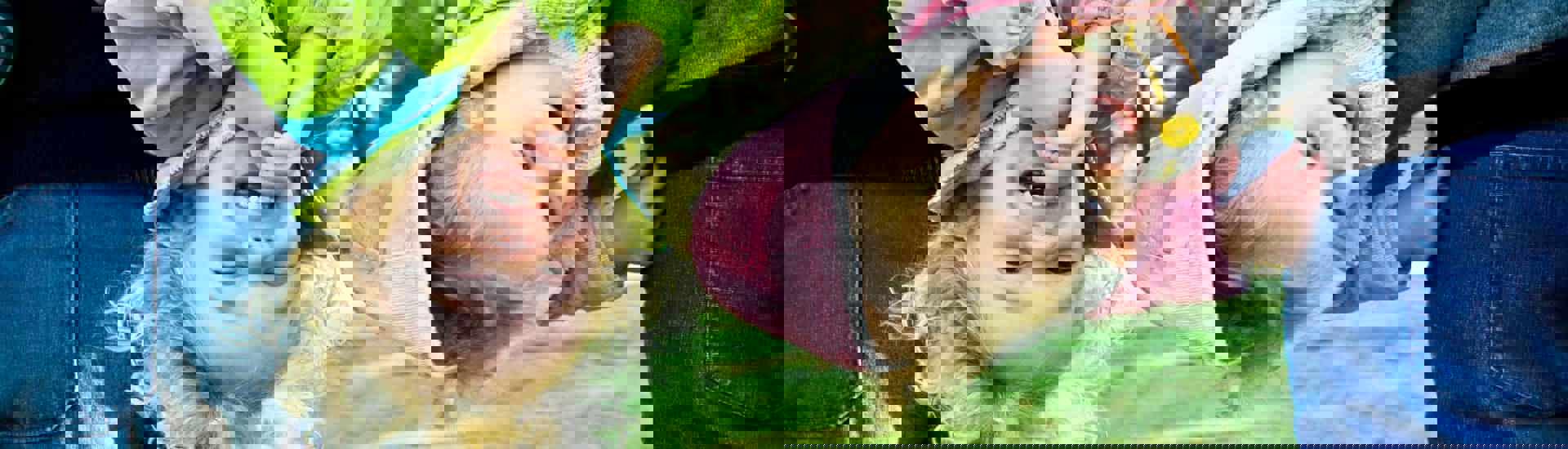 Kinderen buiten ondersteboven