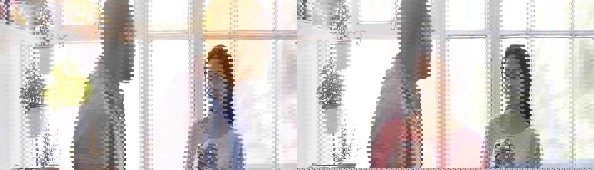 Koppel maakt tijd voor elkaar met koffie