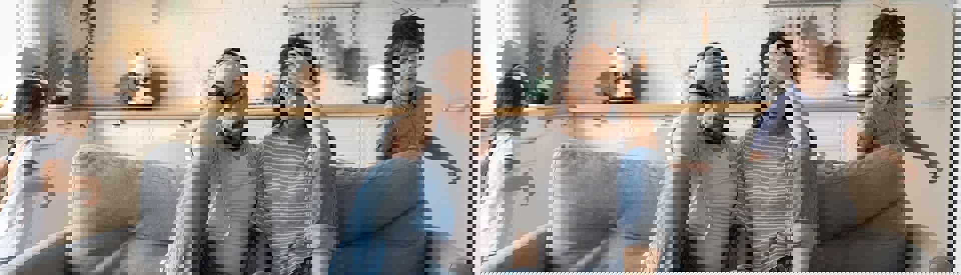 Vermoeid koppel probeert tropenjaren te overleven