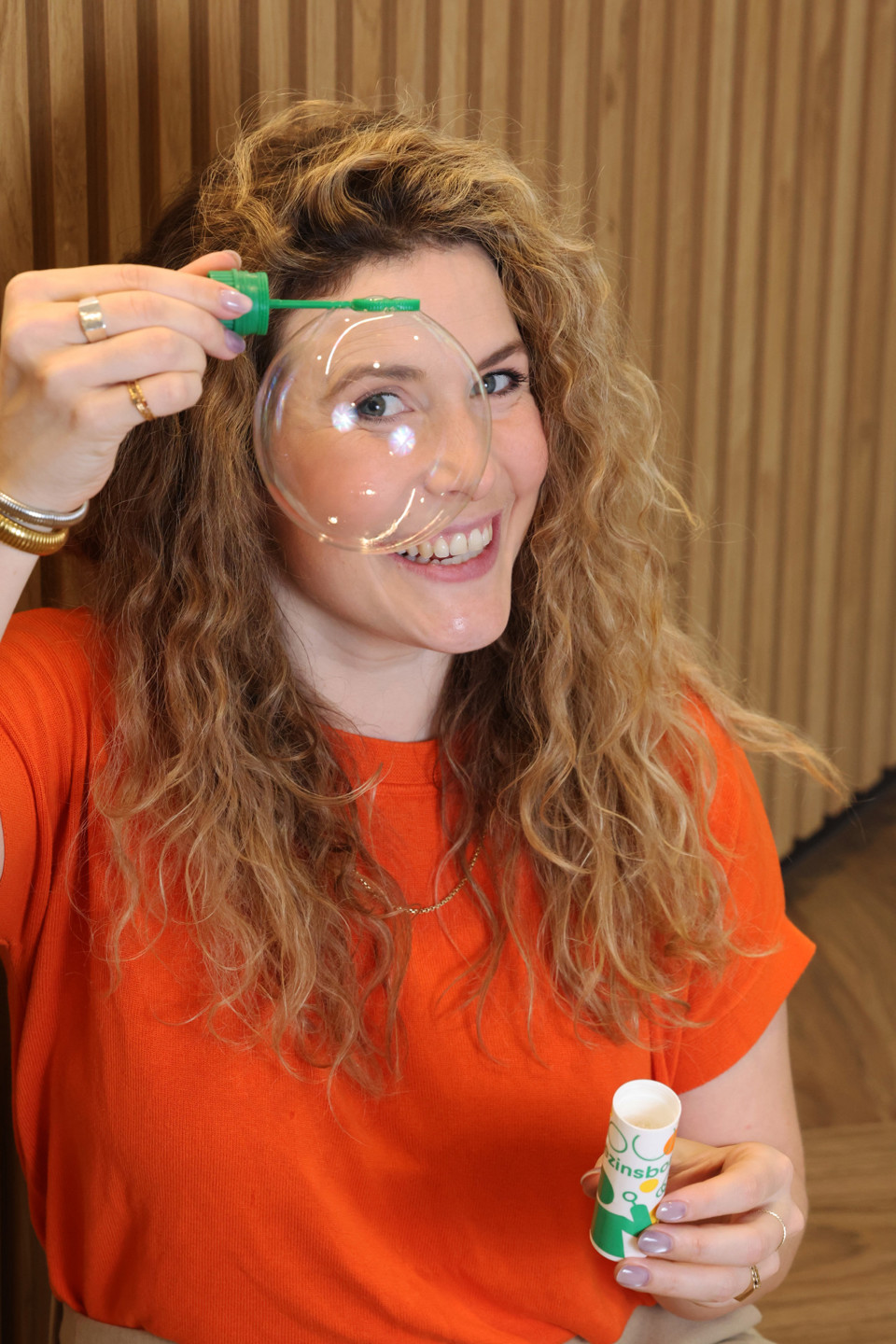 Bekende ouder Maureen Vanherberghen bellen blazen