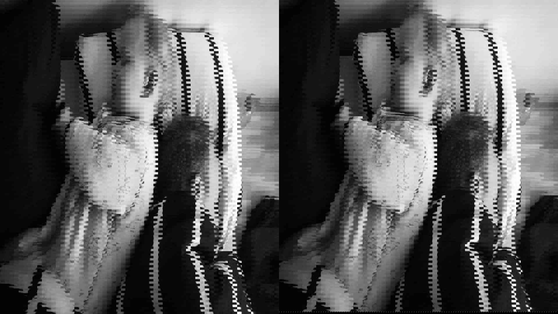 Samen slapen, elk bij een kind