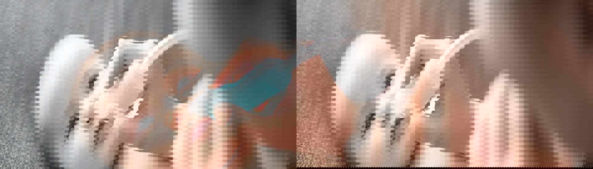 Verkouden baby bouwt weerstand op