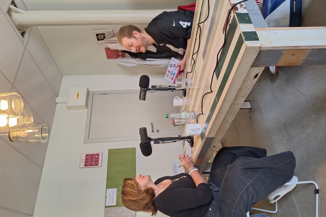 Podcast Aflevering Dominique Van Malder Opnamestudio